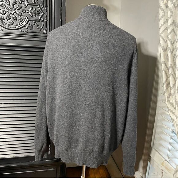 Polo Ralph Lauren‎ Polo Pony Wool Cashmere Italian Yarn Quarter-Zip Sweater XXL - Picture 3 of 7